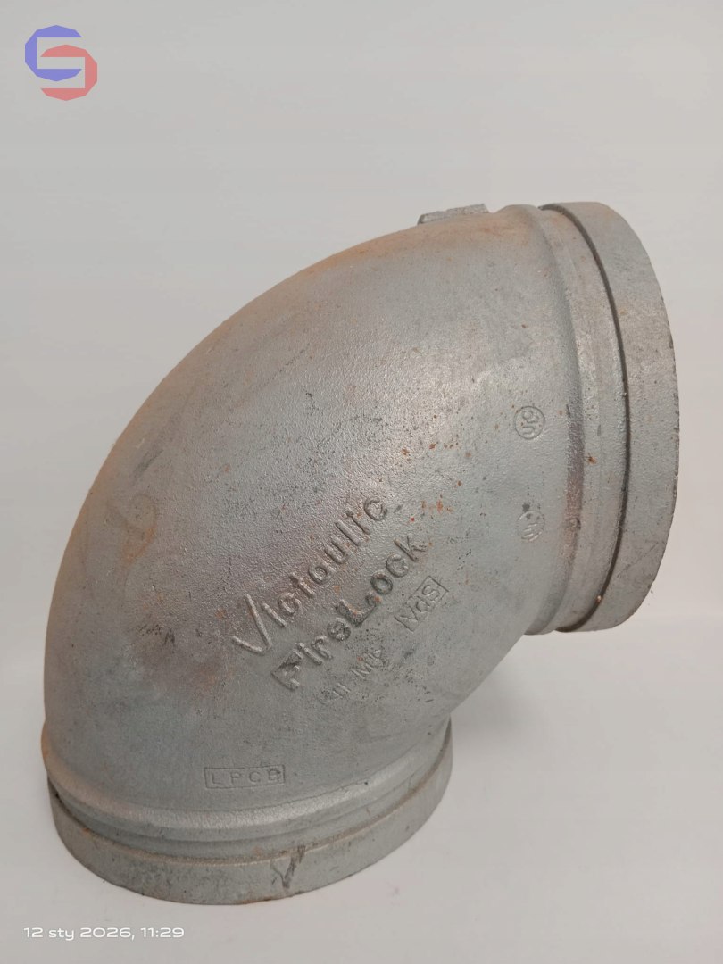 Kolano Victaulic FireLock 001 90 stopni ocynk DN150 168,3mm